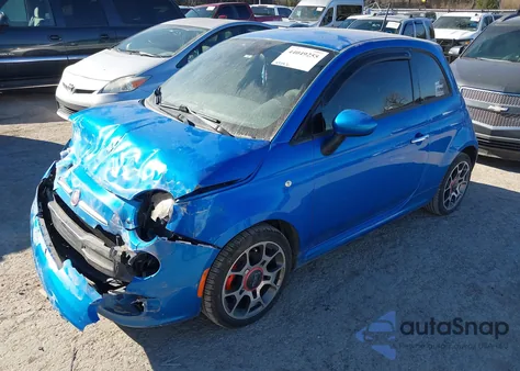 2015 Fiat 500 Sport from USA, damaged, VIN 3C3CFFBR0FT741548